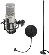 Citronic CU-MIC Studio Microphone with USB Audio Interface Podcast Recording Kit
